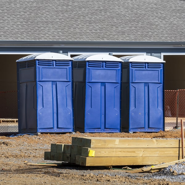 are there any restrictions on where i can place the portable restrooms during my rental period in Wetherington OH